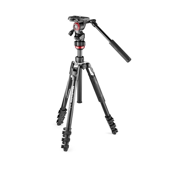 Manfrotto Befree Live Aluminium Tripod Lever, Black/Silver,