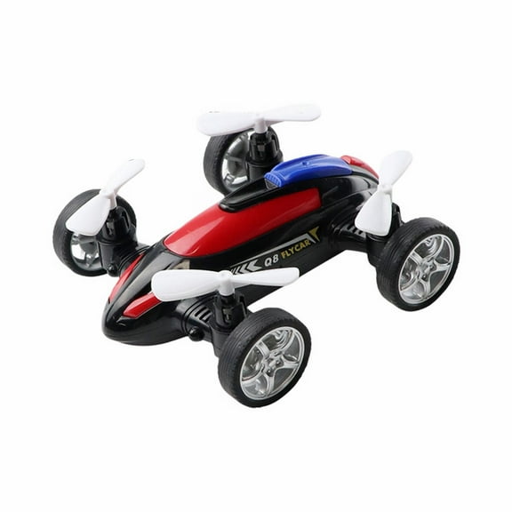 pdqouc Clearance Drones for Kids, 3in1 Battle Drone with LED Lights, 3D Flip, Circle Fly, Altitude Hold, Remote Control Car Functions, Mini Drone for Boys Girls 4-8 6-12 Christmas and Birthday Gifts