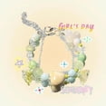 thumbnail image 1 of El dueño de la tienda recomienda una pulsera soleada con sabor a crema para niñas con cuentas de cristal para novias., 1 of 6