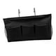 thumbnail image 1 of Bolsa de almacenamiento para mesita de noche, organizador de litera con bolsillo y correas y ganchos, fácil de usar. Negro, 1 of 9