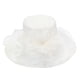 thumbnail image 2 of Flor Red Hilo Sombrero para el sol Playa Protector solar Sombrero para el sol Mujer Organza Sombrero de copa Wmkox8yii jkg5764, 2 of 2