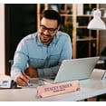 thumbnail image 5 of Printtoo Personalized Desk Name Plate Pretty Floral Custom Acrylic Office Desk Name Plate Accessory 2x8 Inches, 5 of 5