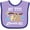 Lavender and Purple, variant on Inktastic My Titi Loves Me with Sloth and Hearts Boys or Girls Baby Bib
