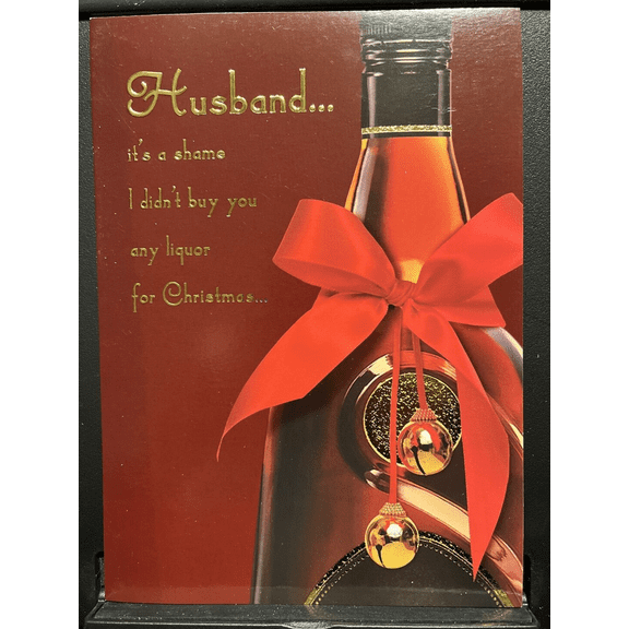 Merry Christmas Husband Greeting Card w/Envelope