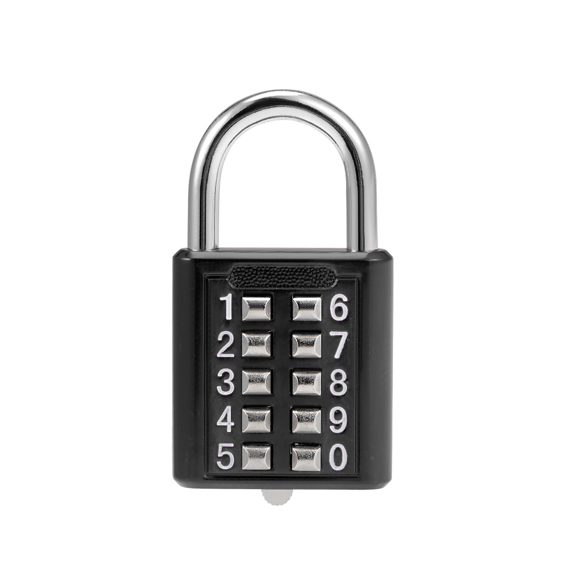 Guard Security Combination Lock 8 Digit Push Button Assorted Colors 2 Padlocks 