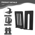 thumbnail image 3 of 2pcs Desk Audio Stand Studio Monitor Riser for Bookshelf Desktop Laptop Speaker, 3 of 11
