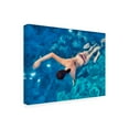 thumbnail image 2 of Alonzo Saunders 'Morning Swimming I' Canvas Art, 2 of 3