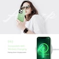 thumbnail image 6 of Designed for iPhone 13 Pro Case, [Support Wireless Charging] Soft Silicone Slim Anti-Scratch Phone Case for iPhone 13 Pro 6.1 inch, Light Green, 6 of 13