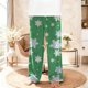 thumbnail image 1 of Pantalones largos de franela a cuadros, térmicos, casuales, de moda, para niños y niñas., 1 of 5