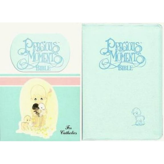 Pre-Owned Precious Moments Bible for Catholics (Today's English Version/blue-mist leather) (Paperback) 0840712642 9780840712646