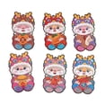 thumbnail image 1 of GUOOL 6 Pcs Enveloppes Rouges du Nouvel An Chinois Enveloppes d'Argent Chanceux Hong Bao A, 1 of 9