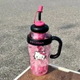 thumbnail image 5 of 1300ml Sanrio Water Cup Hello Kitty Anime Straw Cup Cute Large Capacity Cartoon Outdoor Activities Portable Tea Separation, 5 of 5