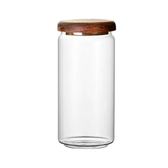 YFTDEF Food Grade Glass Storage Jar, Airtight Sealed Container, Durable for Coffee, Grains, Spices, Versatile Kitchen Organizer, Ideal for Food and DIY Products Storage