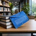 thumbnail image 5 of yulier Binder Pencil Pouch, Pencil Pouch for 3 Ring Binder, 3 Hole Pencil Case, Clear Window Pencil Bag with 3 Reinforced Grommets, Office College Stationery Pen Bag, 5 of 5