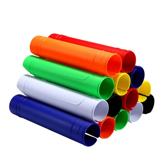 EXHUMKY Universal Front Fork Protective Cover for Motorcycle, BERTDOMD 1 Set Matte Finish Cylinder Dirt Guard