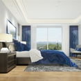 thumbnail image 3 of Designart 'Blue Agate Stone Design' Modern & Contemporary Bedding Set - Duvet Cover & Shams, 3 of 4