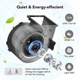 thumbnail image 4 of Ventilador de baño con altavoz Bluetooth Orein 110/160 CFM 1.0 Sones, 4 of 9