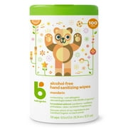 Babyganics Alcohol-Free Hand Sanitizer Wipes, Mandarin, 100 ct