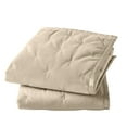 thumbnail image 3 of Better Homes & Gardens Tan Soft Velvet Embroidered Pillow Shams, Standard (2 Count), 3 of 7