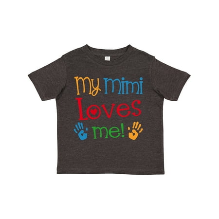 

Inktastic My Mimi Loves Me Cute Gift Toddler Boy or Toddler Girl T-Shirt