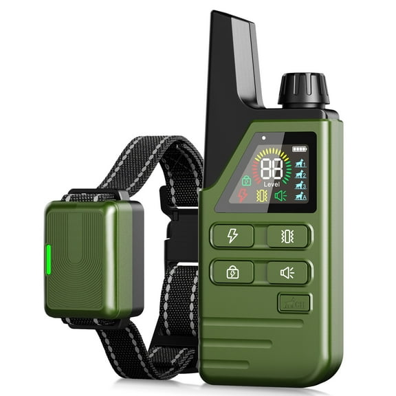 Electronic remote control dog trainer, pet collar, dog supplies, remote control dog trainer, and bark stop device