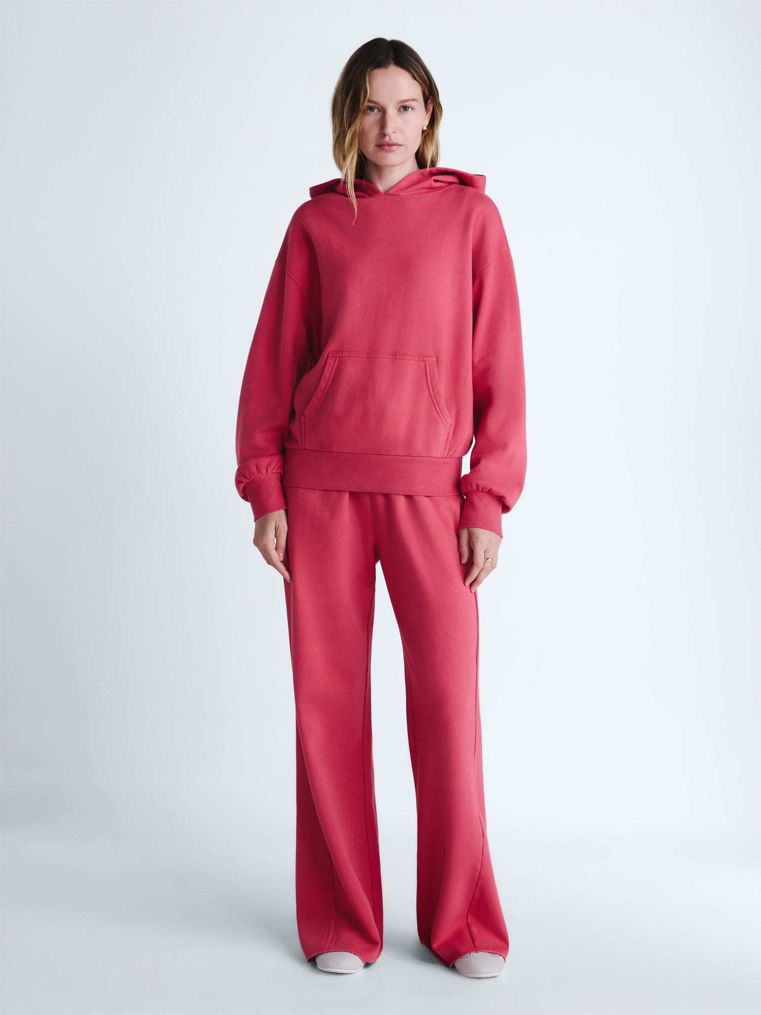 Scoop Women's and Women's Plus Mineral Wash Oversized Hoodie, Sizes XS-4X