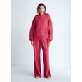thumbnail image 2 of Scoop Women's and Women's Plus Mineral Wash Oversized Hoodie, Sizes XS-4X, 2 of 5