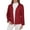 Red#2, variant on Black*Friday Womens Clothing Clearance under $5 GaThRRgYP Womens Jackets Plus Size,Ladies' Casual Colored All-purpose Full-zip Long-sleeved Capless Fleece Jacket Black S