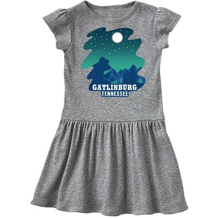 

Inktastic Smoky Mountains Gatlinburg Tennessee with Bear Gift Toddler Girl Dress