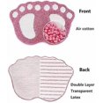 thumbnail image 4 of Eleoption Non-Slip Bath Mat, Quick Dry Bathroom Kitchen Mat Absorbs Water for Bedroom, Kitchen, Hallway, Entrance, Cotton, Gray, Large 67 * 48cm, 4 of 5