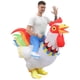 thumbnail image 3 of Disfraz inflable de gallo y pollo para Halloween, traje divertido de Anime para fiesta de Navidad, Cosplay de gallina, 3 of 4