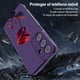 thumbnail image 5 of Threehao Funda para Samsung Galaxy S25 Plus Case Uso Rudo, Ultra Delgado Flexible Silicona Púrpura C, 5 of 6