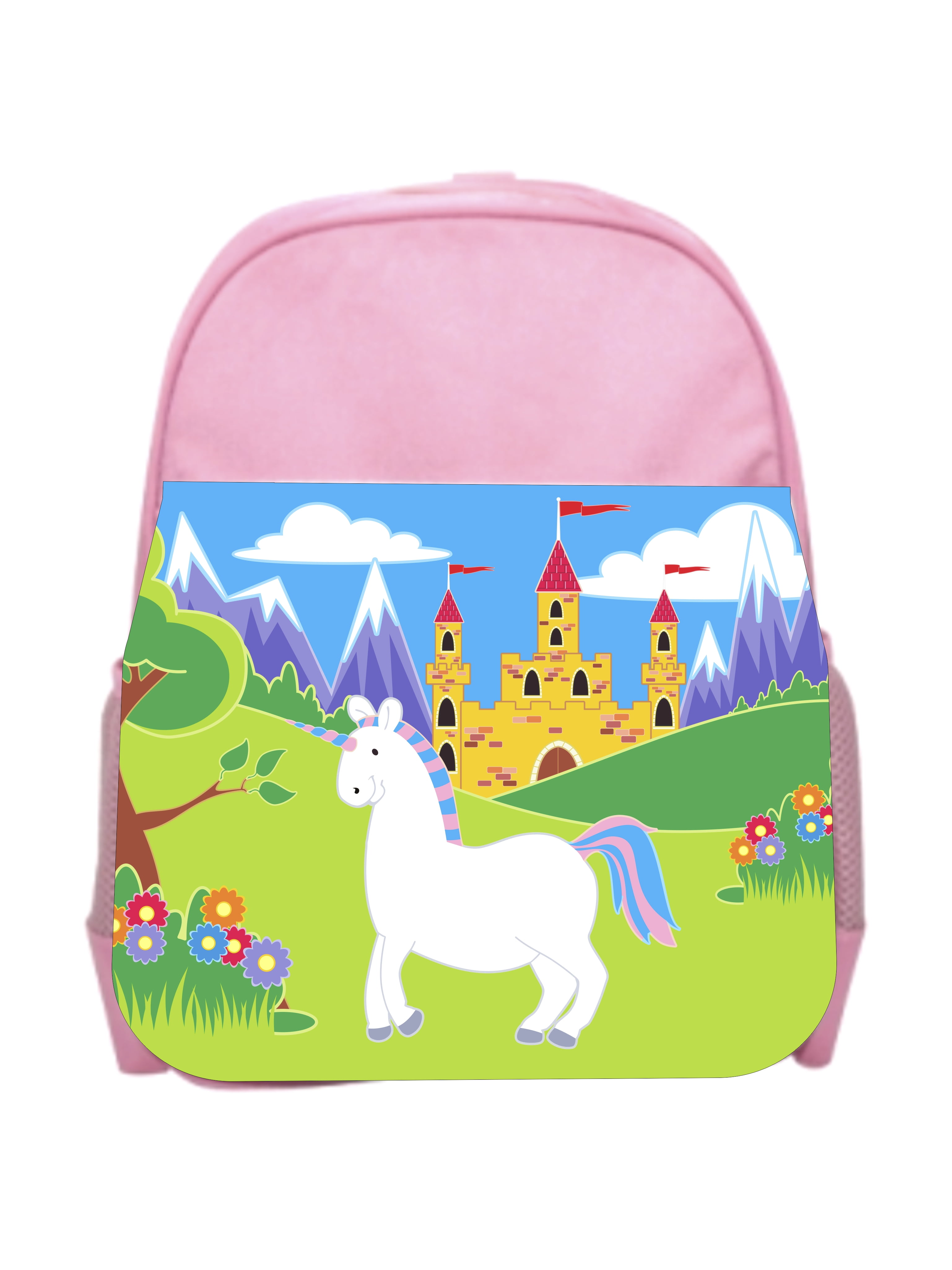 Palace Girls Blue Preschool Toddler Childrens Backpack /& Lunch Box Set