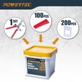 thumbnail image 7 of POWERTEC Leveling System Kit with Plier, Wedges 100PK & 1/16" Tile Spacer Clips 200PK for Floor and Wall Installation , 71899N, 1 Set, Red, 7 of 7