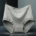 thumbnail image 5 of Women's Briefs Shorts Underwear for Women Vibrating Pantie's with Control Boy Short Panties Women No Show Workout Thong All Previous Lace Thong Underwear for plus Size Seamless Bikini Grey L, 5 of 5