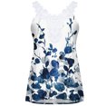 thumbnail image 6 of Tops for Women Tank Tops Vintage Printed Lace Crewneck Sleeveless Shirts Blouse Beach Vest Women's Summer Clothes, 6 of 7