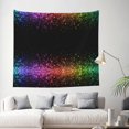 thumbnail image 2 of Daiia Colorful Sparkling Pattern Tapestry 60x51 Inches Wall Hanging Tapestry Artistic Wall Hanging Bedroom Wall Decor Living Room Tapestry Dorm Room Decor, 2 of 9