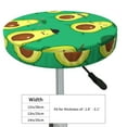 thumbnail image 4 of Vsdgher Cartoon Fruit 1 Print Stool Covers Round,Stretch Round Stool Covers Washable Stool Cushion Slipcover Elastic Chair Covers for 12-14 Inch Chair, 4 of 7