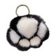 thumbnail image 2 of Mom's Best Llavero con pompón de bola de pelo con forma de pata de gato, súper esponjoso, 2 of 6