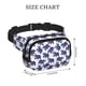 thumbnail image 4 of Fotbe Boho elephant Cangurera Cuadrada con Estampado de Doble Capa, Bolsa de Cintura Ajustable Mini para Hombres y Mujeres, 4 of 9