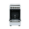 thumbnail image 3 of Forno Pallerano 20 Inch Freestanding Electric Range in White with Antique Brass, Compact Design, 3 of 5