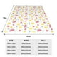 thumbnail image 3 of Balery Tropical Fruit Manta de Felpa Suave y Acogedora – Cobija de Franela Aterciopelada para Cama, Lavable y Cálida para Sofá, Mascotas, Transpirable-80"x60", 3 of 7