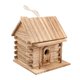 thumbnail image 1 of Casa para pájaros colgante de madera, gran aviario decorativo, accesorio de jardín para exteriores., 1 of 8