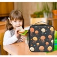 thumbnail image 6 of Square Lunch Bag 10.5*3.5*9.5 Inches Cooler Bag Lunch Bag Insulation Portable Durable Fashion Colorful Cartoon Jellyfish, 6 of 6