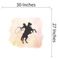 thumbnail image 4 of Country / Western / Cowgirl Wall Decals for Boys Bedroom - Horse Rider Cowboy DIY & Creativity Boy Girl Bedroom Wall Sticker - Size: 30 In x 27 In, 4 of 5