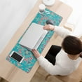 thumbnail image 3 of Turn Your Desk into an Art Piece: Cute Mandala Mouse Pad - Small Size, Non-Slip, Stitched Edge, Waterproof - Perfect for Women's Office (31.5x11.8 Inch), 3 of 7