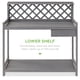 thumbnail image 4 of Banco para macetas Best Choice Products, exterior, jardín, gris, 4 of 7