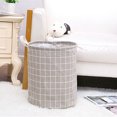 thumbnail image 1 of Cesto de lavandería a prueba de agua de gran tamaño Cesta plegable Hogar Titular de ropa sucia Cuarto de baño Dormitorio Misceláneas Almacenamiento Organizador Contenedor Macarena Cortador de lavandería impermeable, 1 of 5