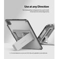 thumbnail image 5 of Ringke Fusion Case & Outstanding Tablet Stand Combo for iPad Pro 11 (2022/2021) - Smoke Black & Light Gray, 5 of 10