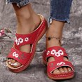 thumbnail image 5 of Mostsola Summer Sandals for Women 2025 Bohemian Comfortable Wedge Orthopedic Slides Walking Shoes, 5 of 5